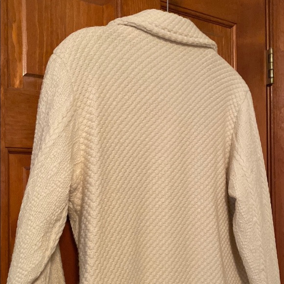 Vintage Boyne Valley Wool
Knit Coat Ivory
Handcrafted Lined Buttons
Pockets Med - Picture 9 of 11